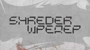 Shreder Font › Fontesk