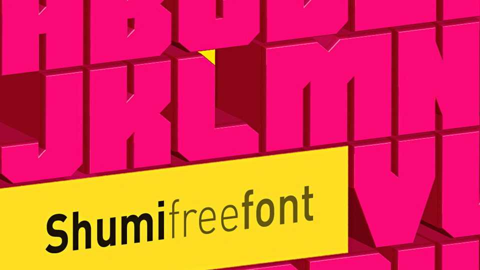 Shumi Font › Fontesk