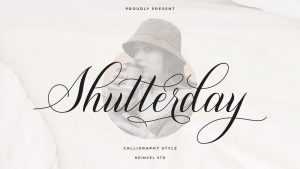 Shutterday Script Font › Fontesk