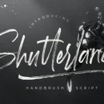 Shutterland Brush Font