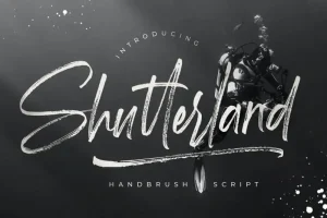 Shutterland Brush Font