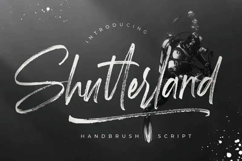 Shutterland Brush Font
