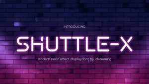 Shuttle X Font › Fontesk