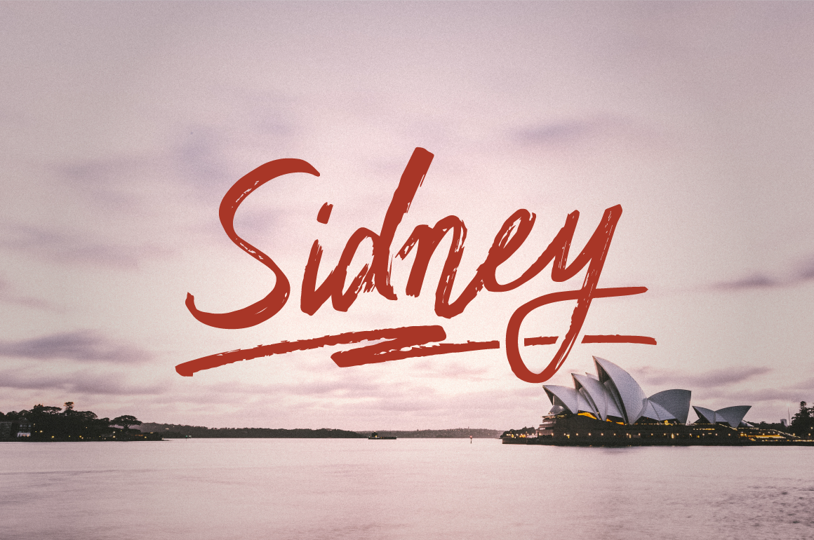 Sidney Script Font