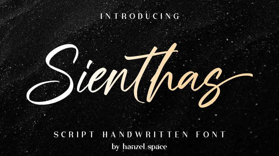 Sienthas Script Font › Fontesk