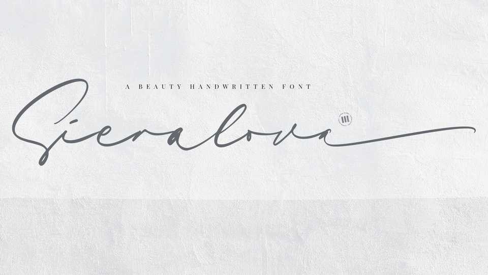 Sieralova Script Font › Fontesk