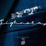 Sighnora Signature Script Font - Fonte Grátis Sighnora Signature Script Font