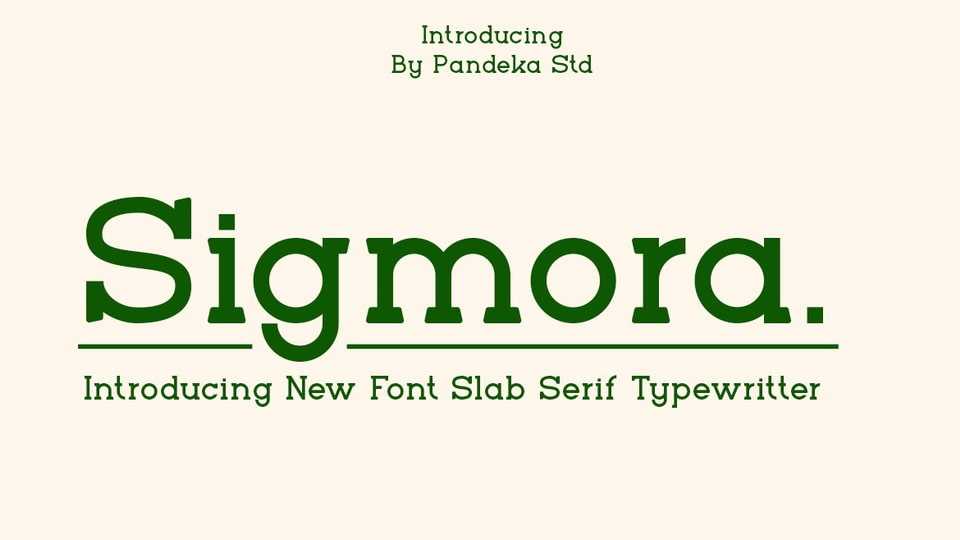 Sigmora Font › Fontesk