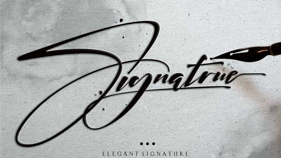 Signatrue Script Font › Fontesk