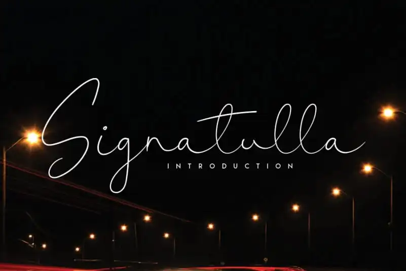 Signatulla Handwritten Font