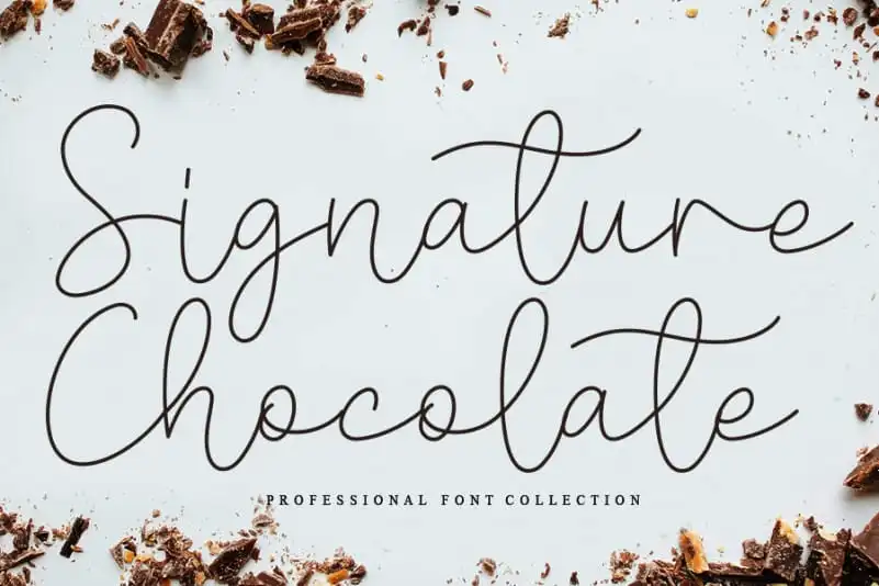 Signature Chocolate Script Font