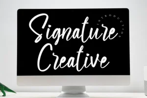 Signature Creative Script Font