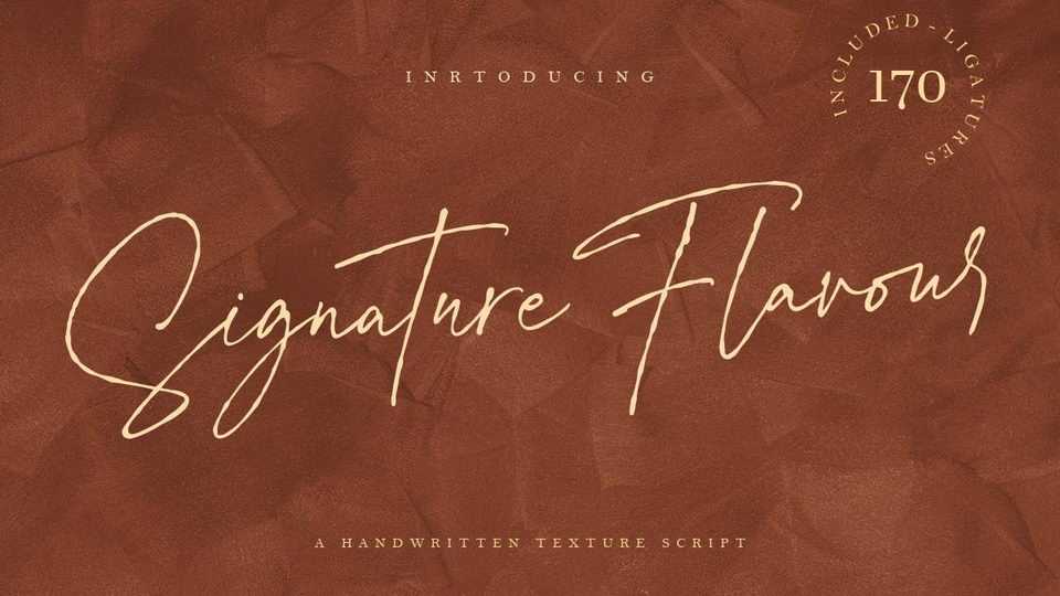 Signature Flavour Font › Fontesk – Fonte Grátis Signature Flavour Font › Fontesk