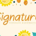 Signature Handwritten Font