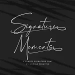 Signature Moments Handwritten Font - Fonte Grátis Signature Moments Handwritten Font