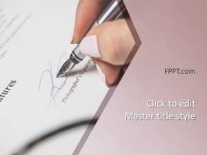 Signature PowerPoint Template