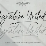 Signature United Script Font