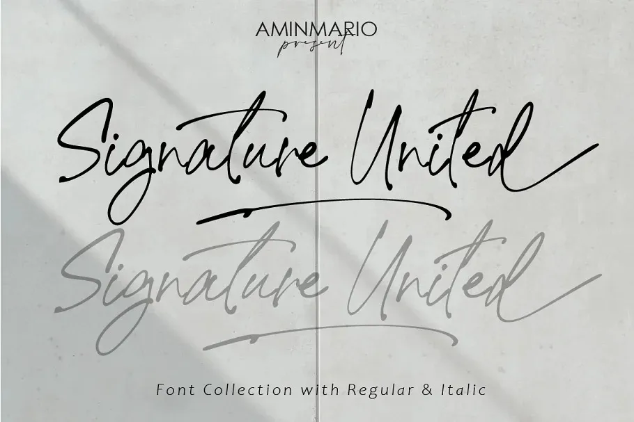 Signature United Script Font