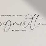 Signeritta Script Font › Fontesk
