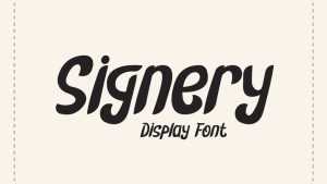 Signery Font › Fontesk