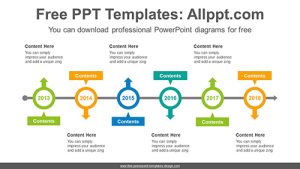 Signpost arrows PowerPoint Diagram Template