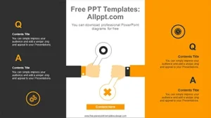 Signposts holding PowerPoint Diagram Template