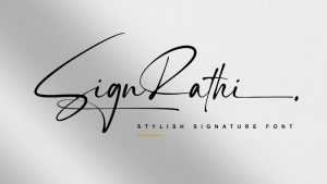 SignRathi Font › Fontesk