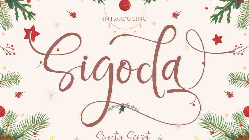 Sigoda Script Font › Fontesk