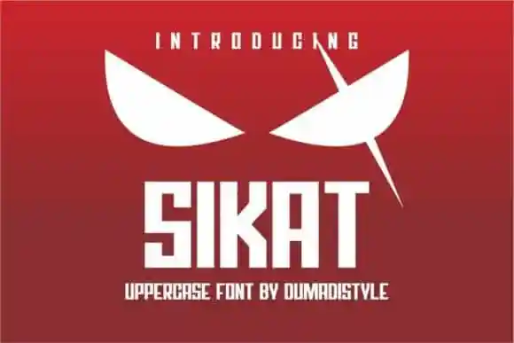 Sikat Display Font