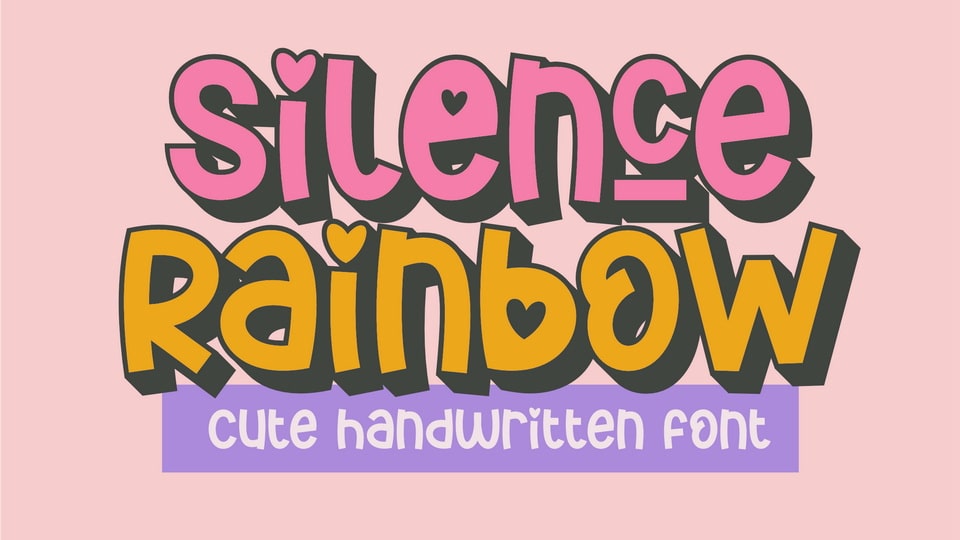 Silence Rainbow Font › Fontesk