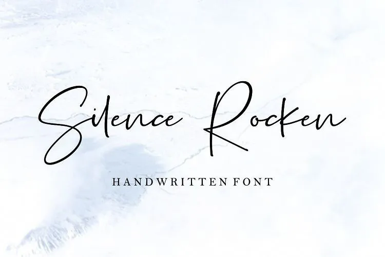 Silence Rocken Handwritten Font