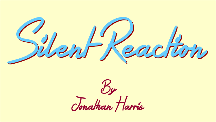 Silent Reaction font