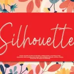 Silhouette Script Font
