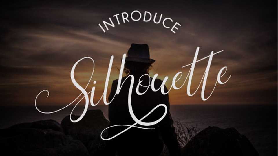Silhouette Script Font › Fontesk