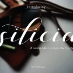 Silicia Script Font - Fonte Grátis Silicia Script Font