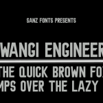 Siliwangi Engineering font