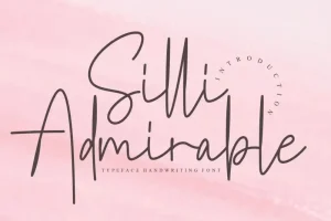 Silli Admirable Handwritten Font