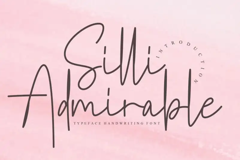 Silli Admirable Handwritten Font