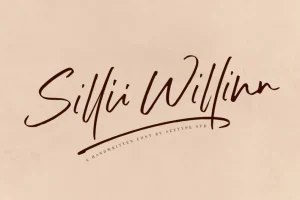 Sillii Willinn Handwritten Font