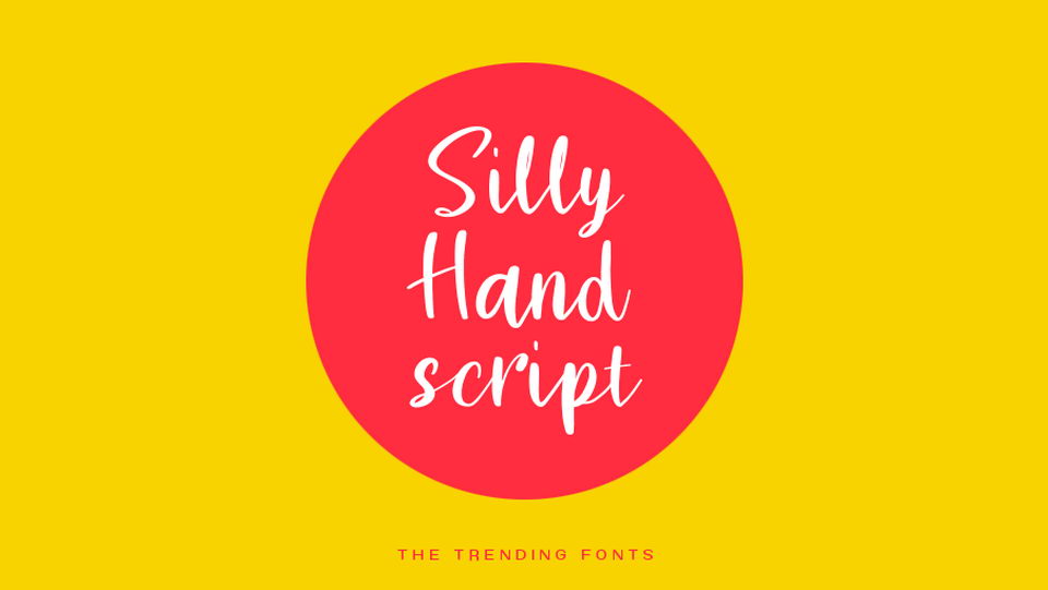 Silly Hand Script › Fontesk