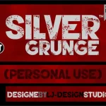 Silver Forte Grunge font