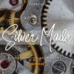 Silver Made Script Font - Fonte Grátis Silver Made Script Font