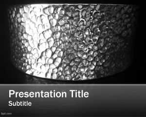 Silver PPT Background Slide Design