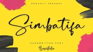 Simbatifa Font › Fontesk