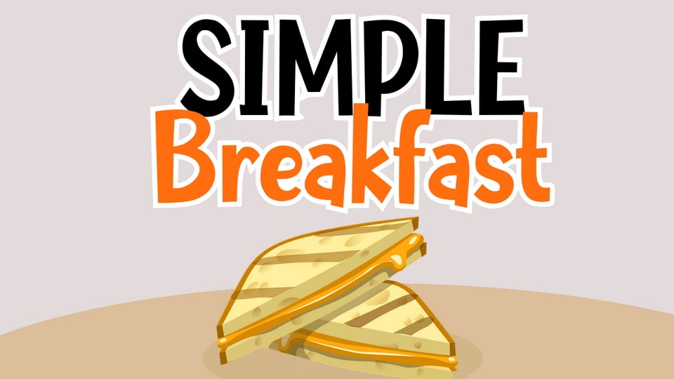 Simple Breakfast Font › Fontesk