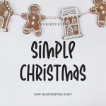 Simple Christmas Font