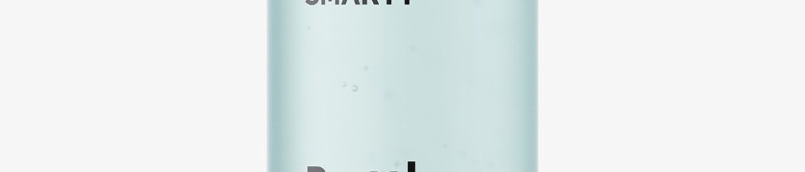 Simple cosmetic round bottle mockup / frosted