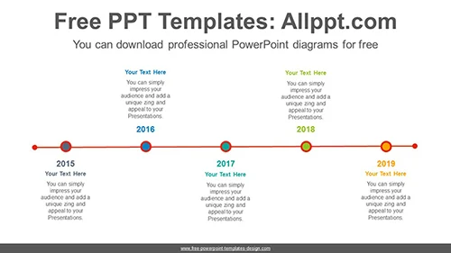 Simple dot point PowerPoint Diagram Template