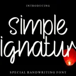Simple Font