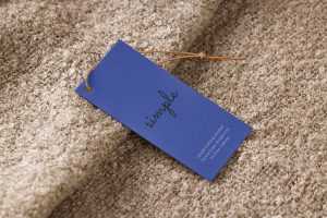 Simple label tag mockup